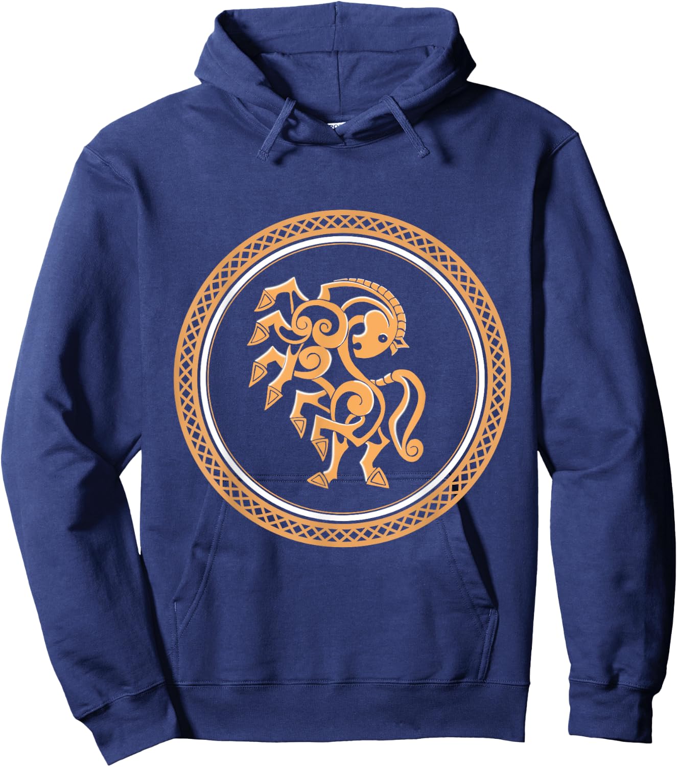 Nordic Mythology Sleipnir Viking Horse Hoodie - Hoodie | Navy