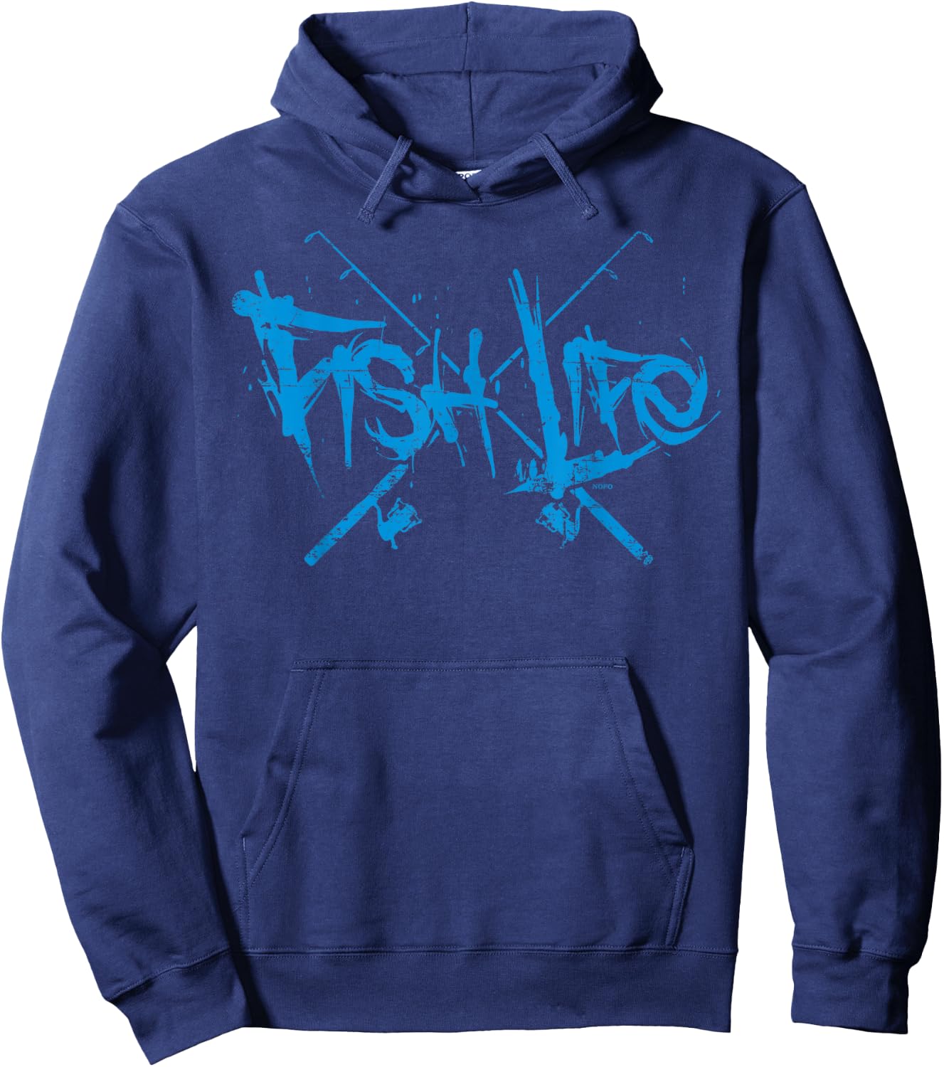 Fish Life, Fishing Hoodie - Hoodie | Navy