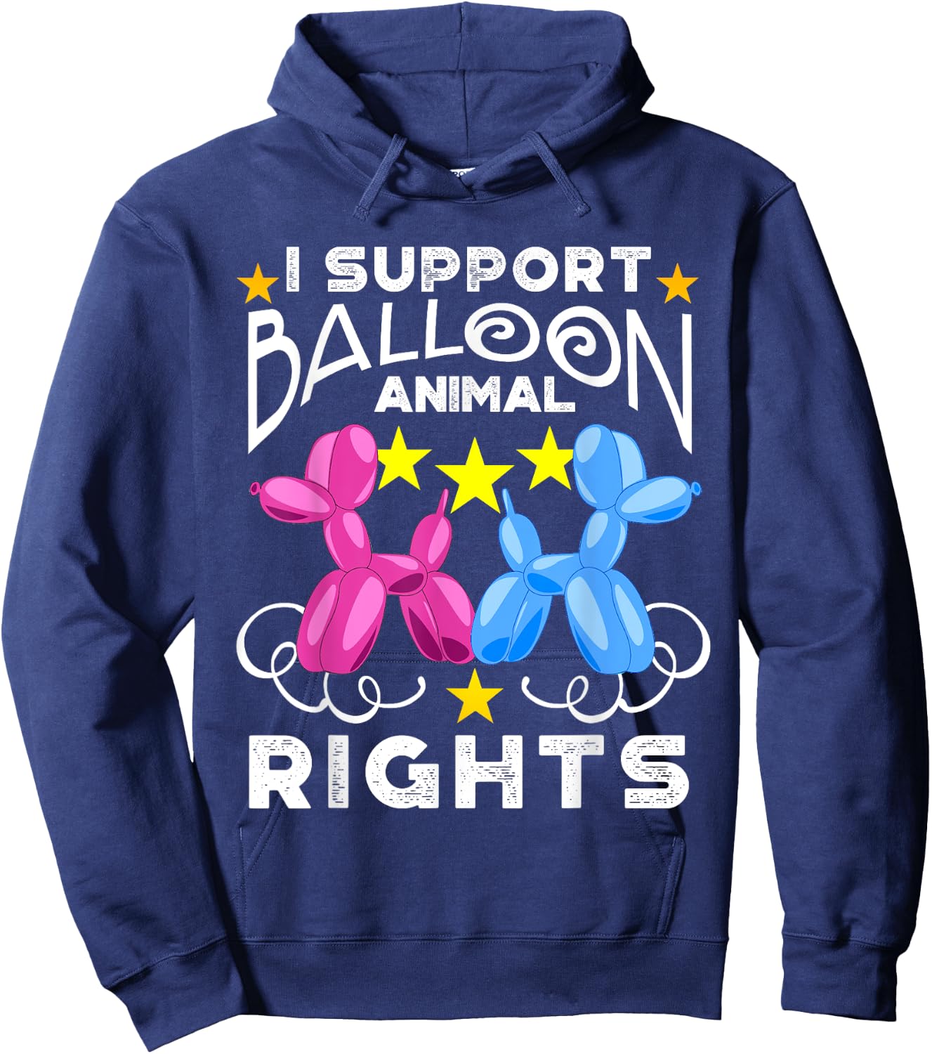 I Support Balloon Animal Rights Hoodie - Hoodie | Navy