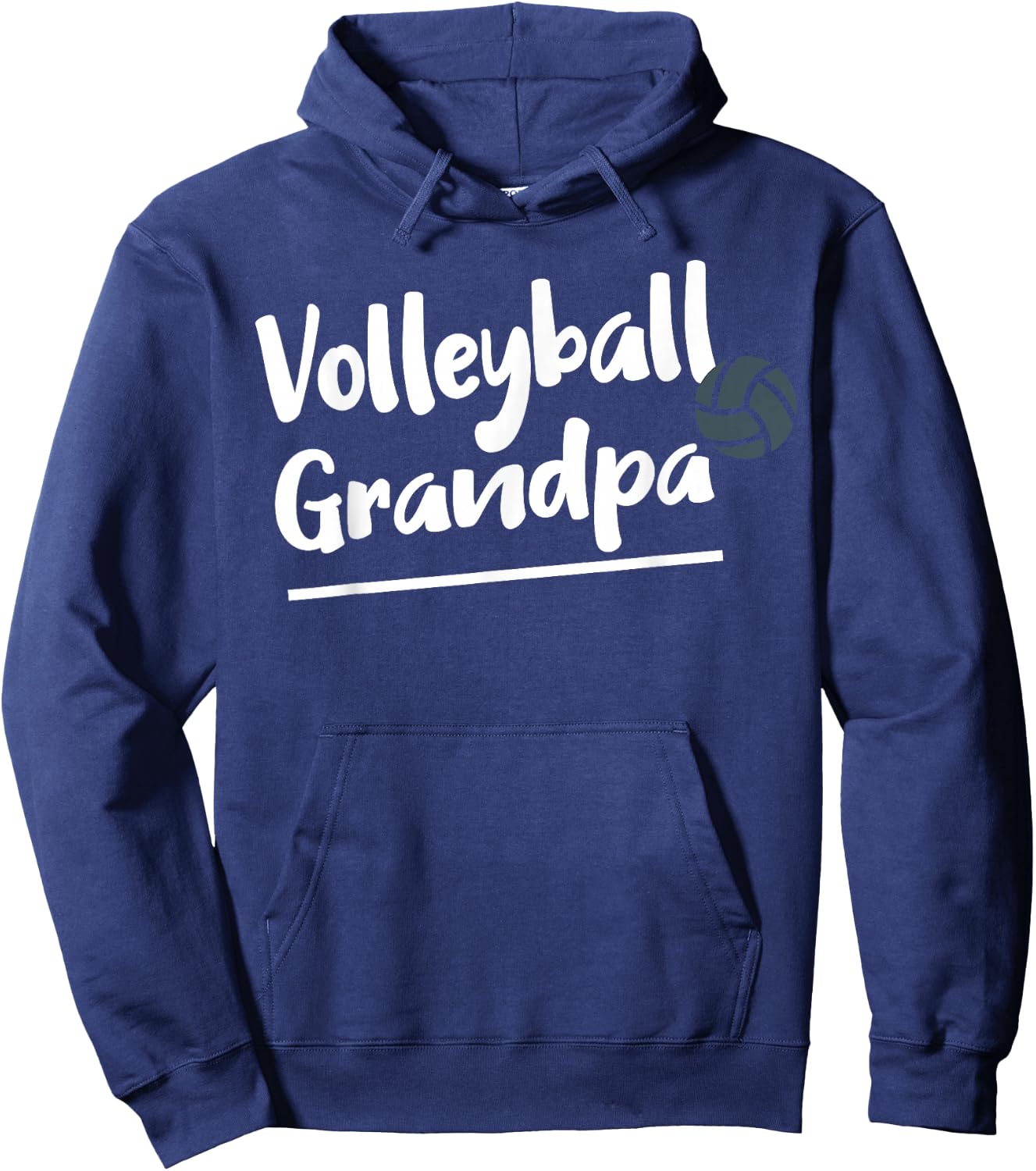 Volleyball Grandpa Hoodie - Hoodie | Navy