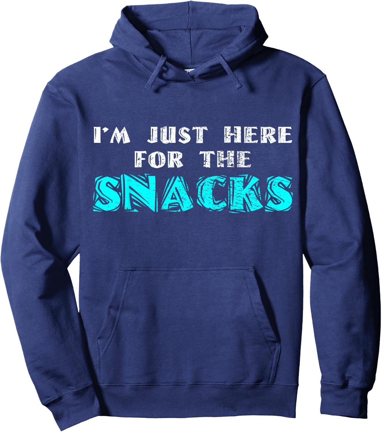 I'm Just Here For The Snacks Hoodie - Hoodie | Navy