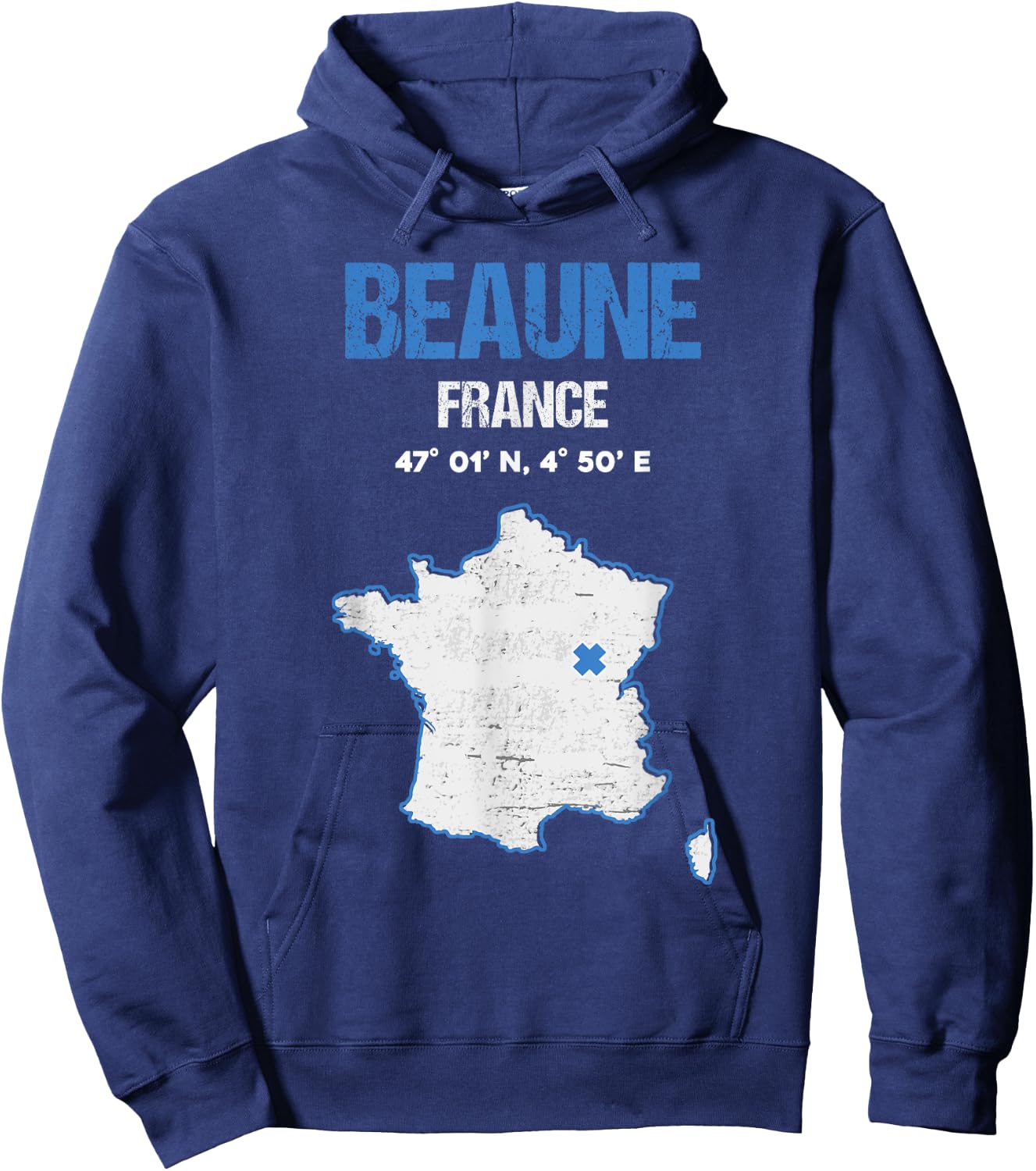 Beaune France City Hoodie - Hoodie | Navy