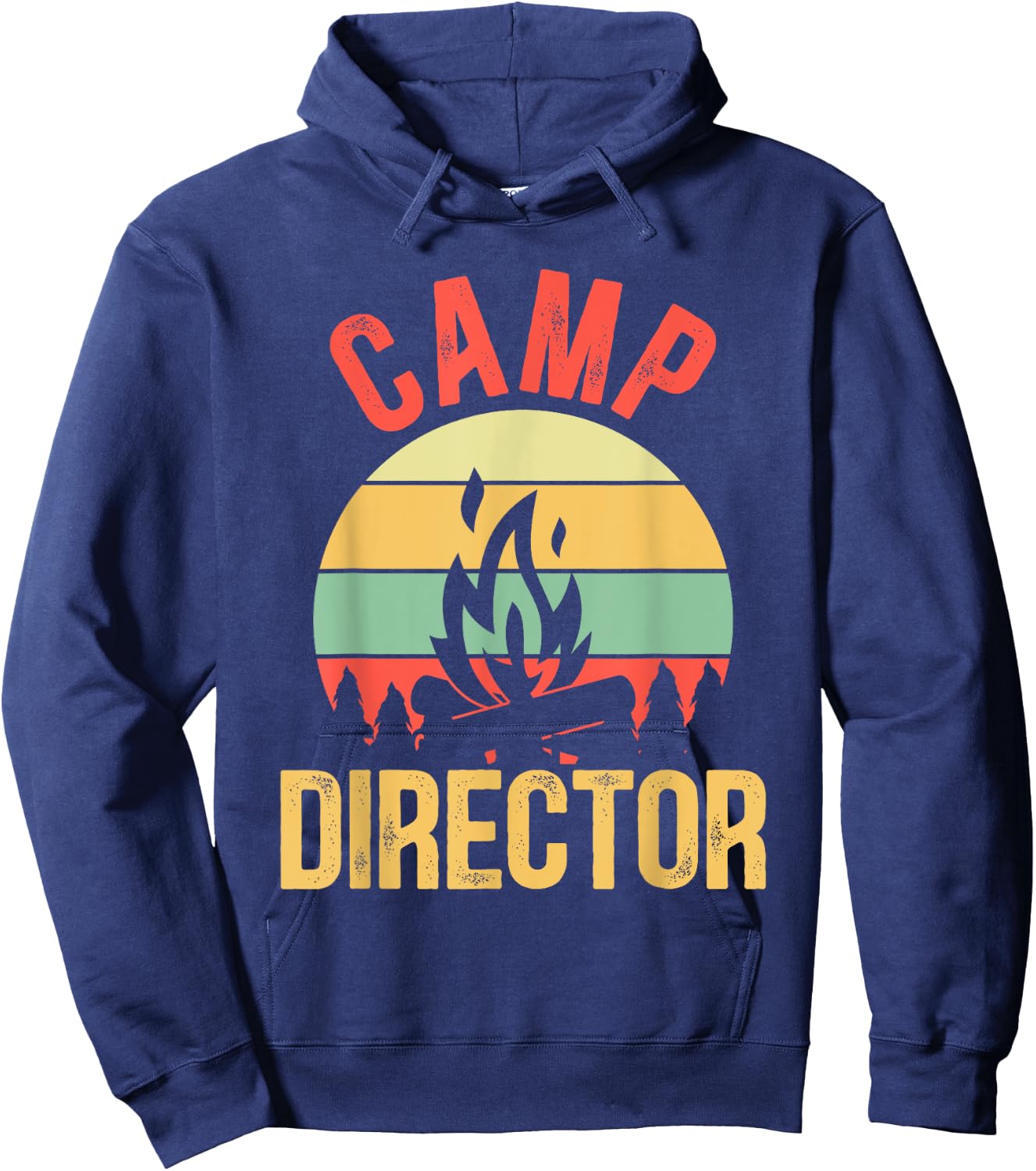 Summer Camp Director Counselor Camper Men Women Hoodie - Hoodie | Navy