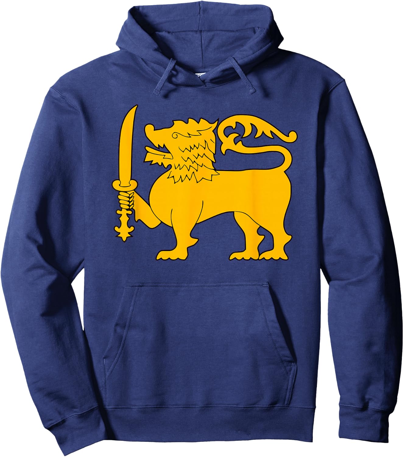 Sri Lanka Lion Flag - Sinha Flag Hoodie - Hoodie | Navy