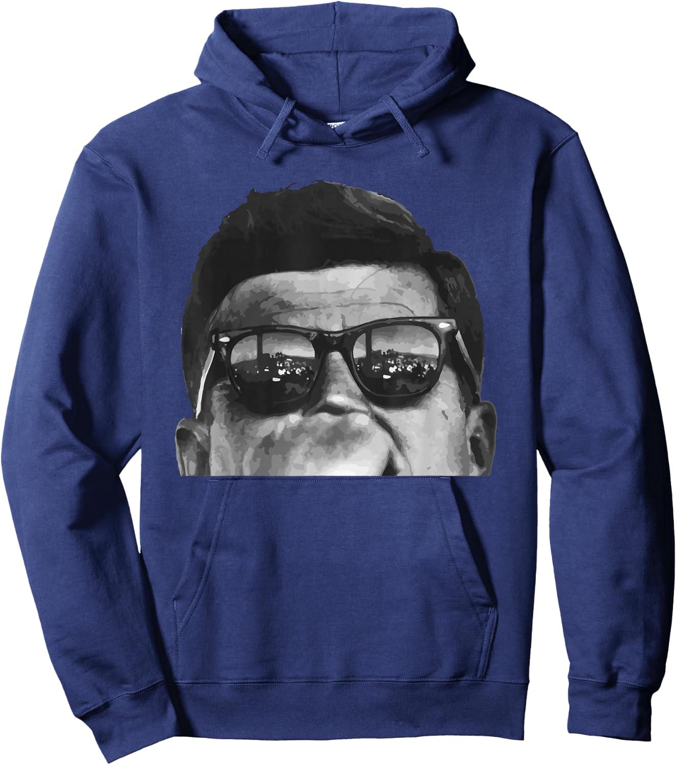 JFK John F Kennedy Wearing Sunglasses Hoodie - Hoodie | Navy