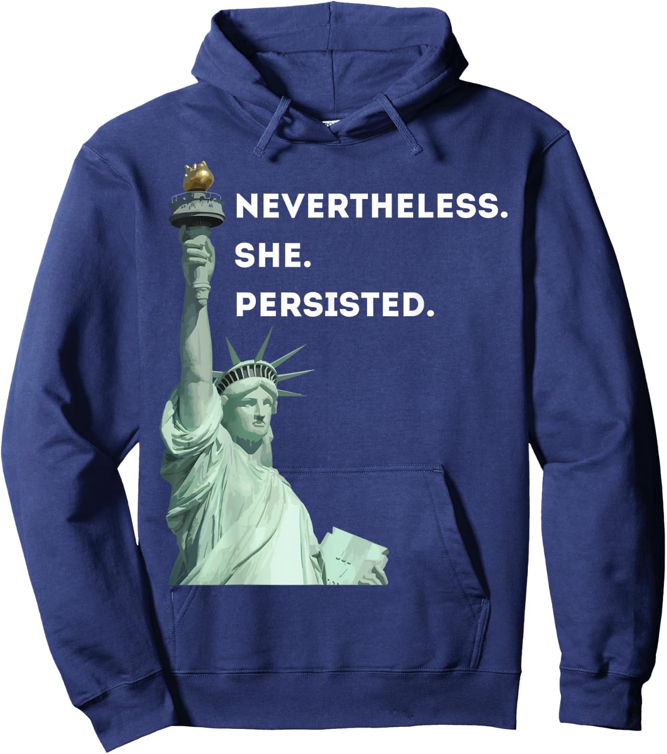 Nevertheless She Persisted Hoodie - Hoodie | Navy