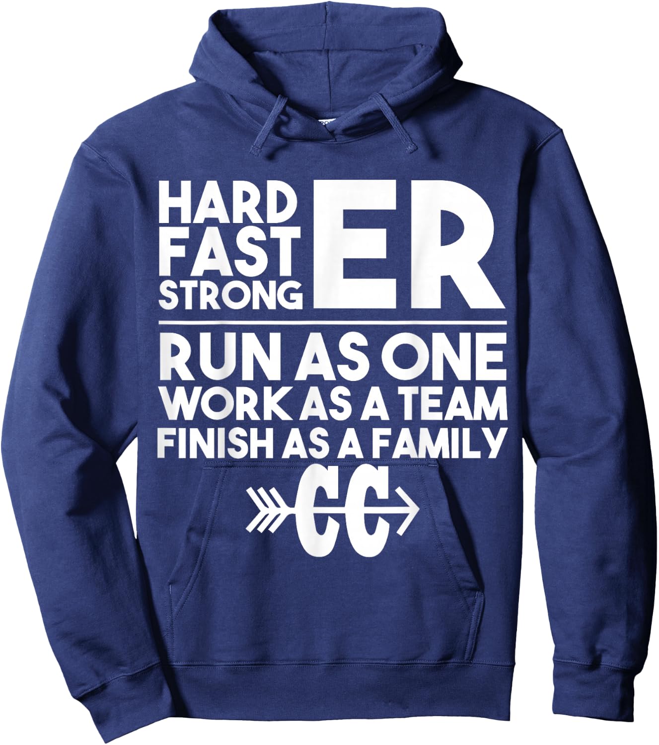 Cross Country Running Hoodie - Hoodie | Navy