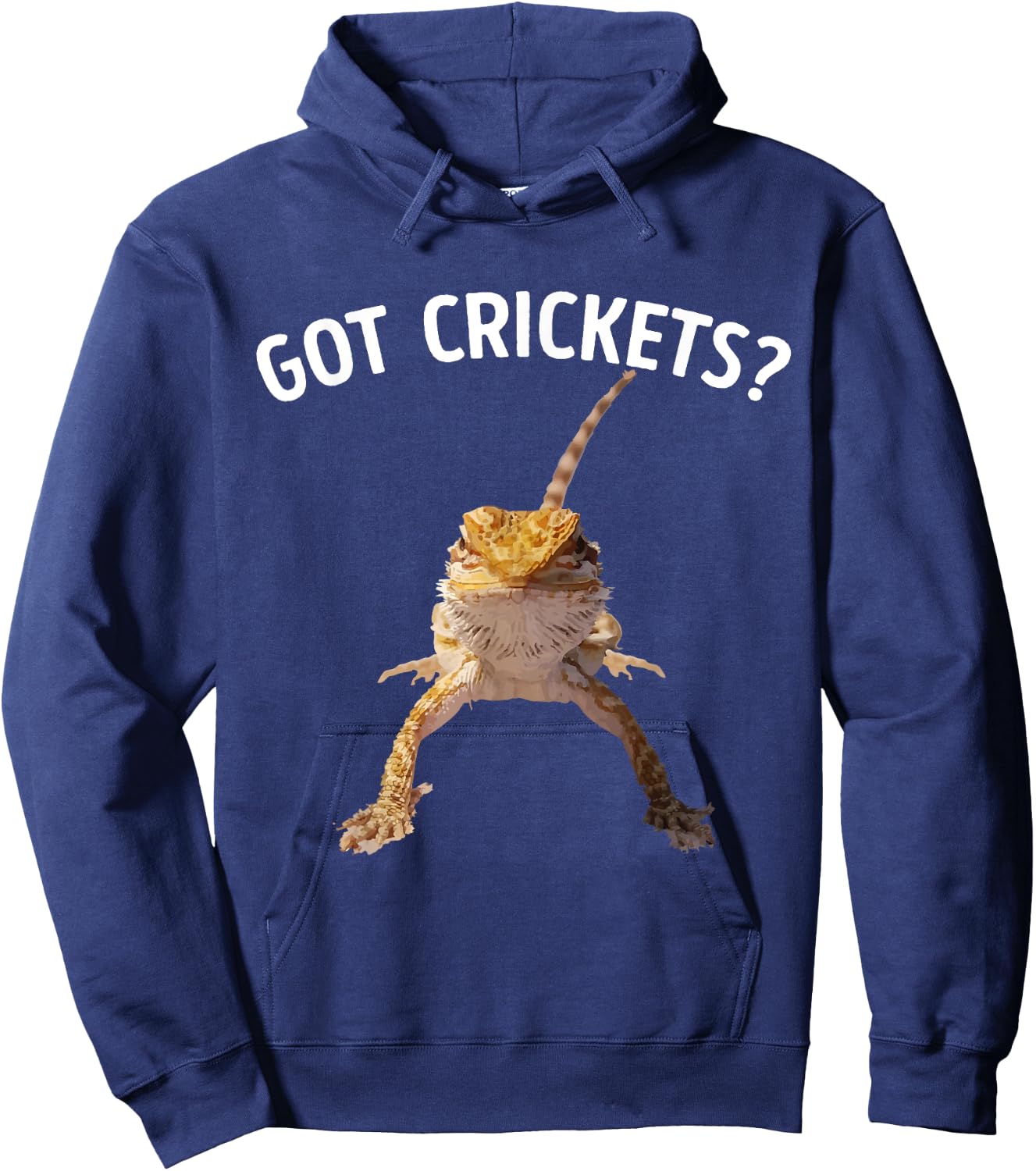 Got Crickets Bearded Dragon Shirt Hoodie - Hoodie | Navy