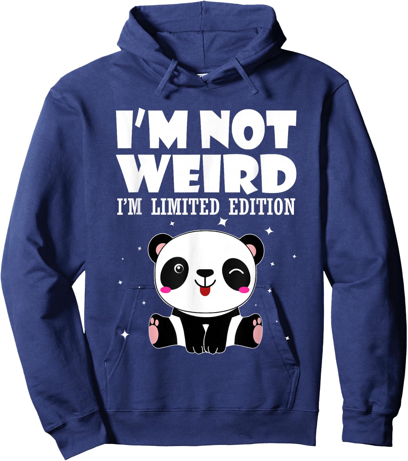Panda Shirt I'm Not Strange I'm Limited Edition Hoodie - Hoodie | Navy