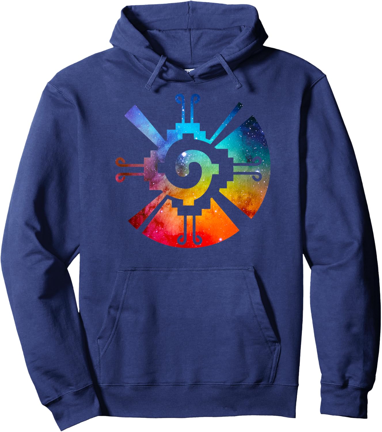 Hunab Ku Aztec Mayan Galaxy Symbol Hoodie - Hoodie | Navy