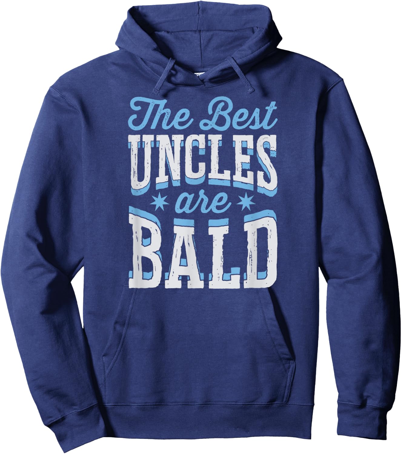 The Best Uncles Are Bald Proud Bald Uncle Hoodie - Hoodie | Navy