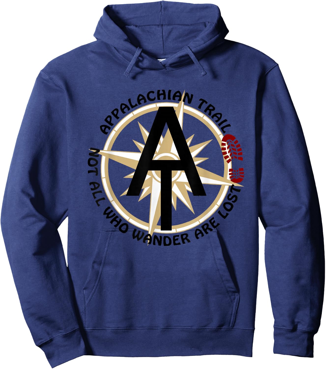 AT Appalachian Trail Logo Hoodie - Hoodie | Navy