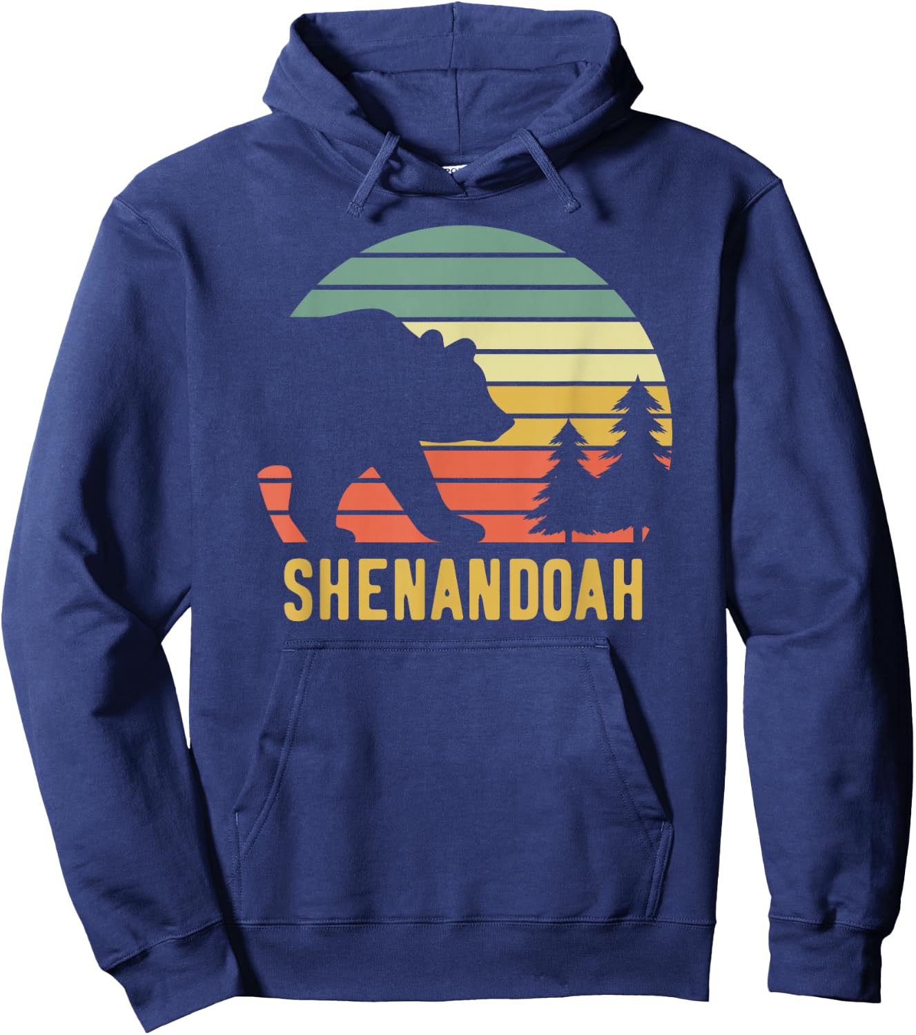 Shenandoah National Park Bear Souvenir Hoodie - Hoodie | Navy