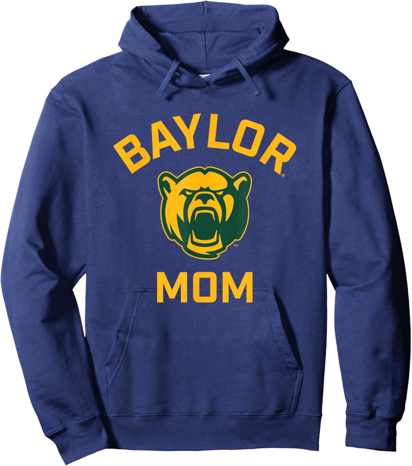 Baylor University Bears Arched Mom Hoodie - Hoodie | Navy