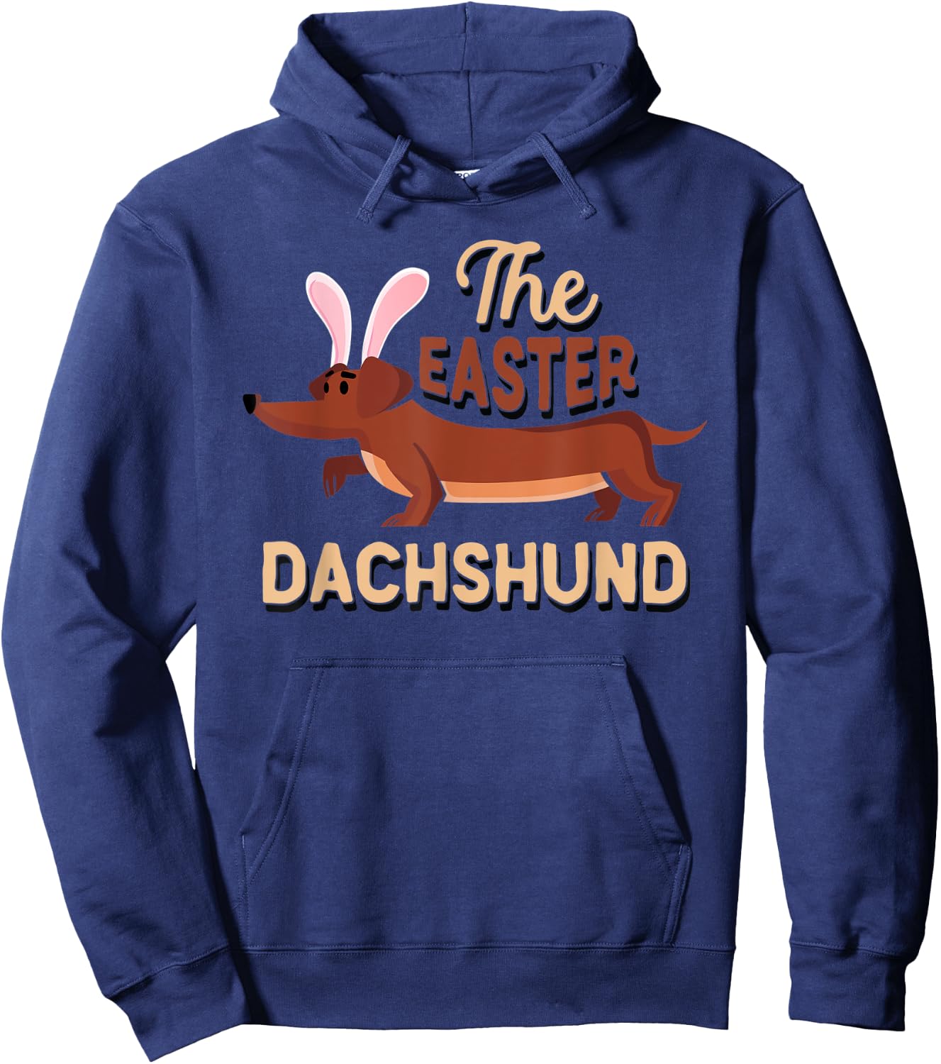 Easter Dachshund Shirt Dogs Lovers Holiday Gift Hoodie - Hoodie | Navy