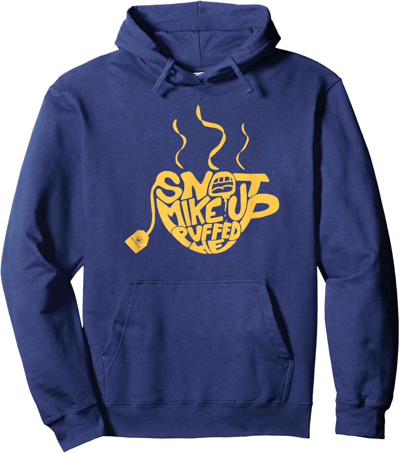 Snot Mike Up Puffed He (Olive) Hoodie - Hoodie | Navy