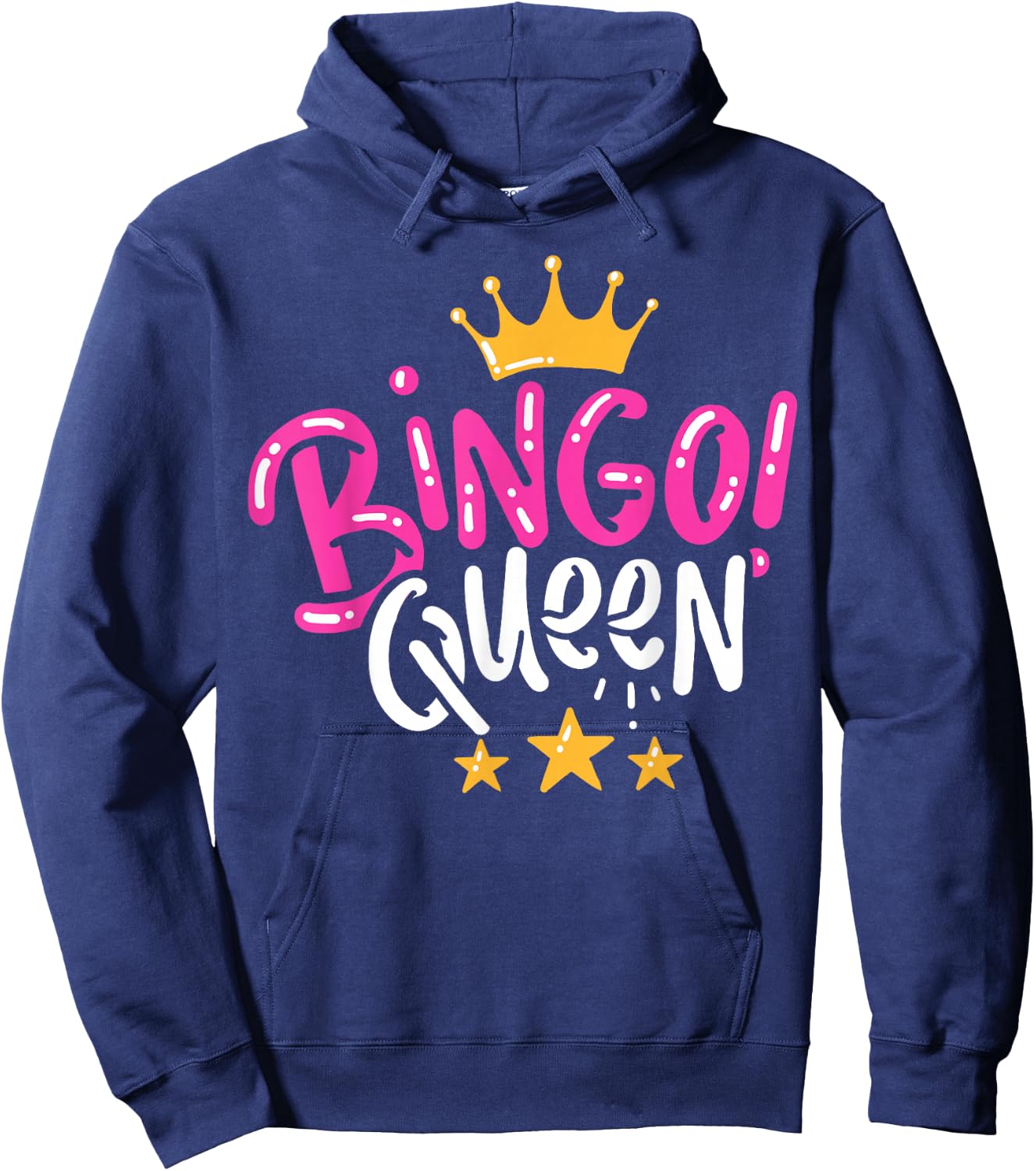 Bingo Gift Queen Hoodie - Hoodie | Navy