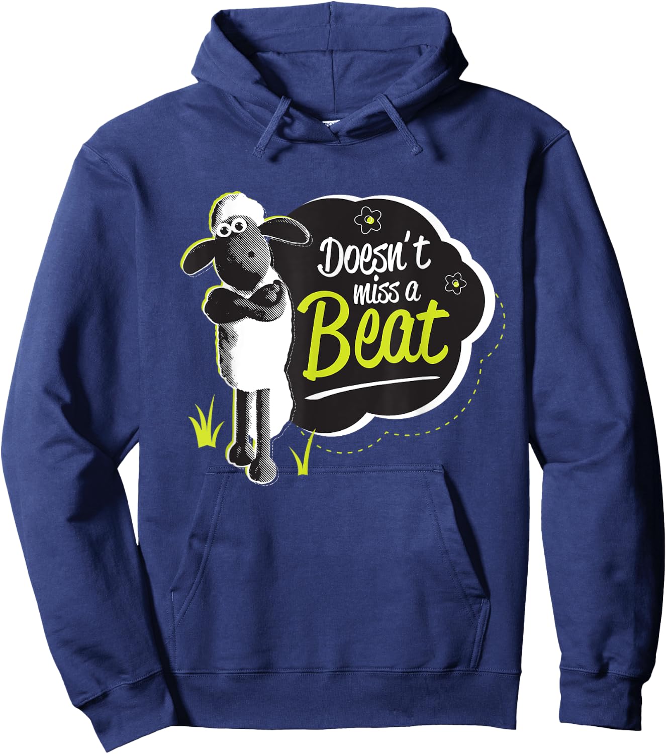 Shaun the Sheep: Doesn't Miss a Beat Hoodie - Hoodie | Navy