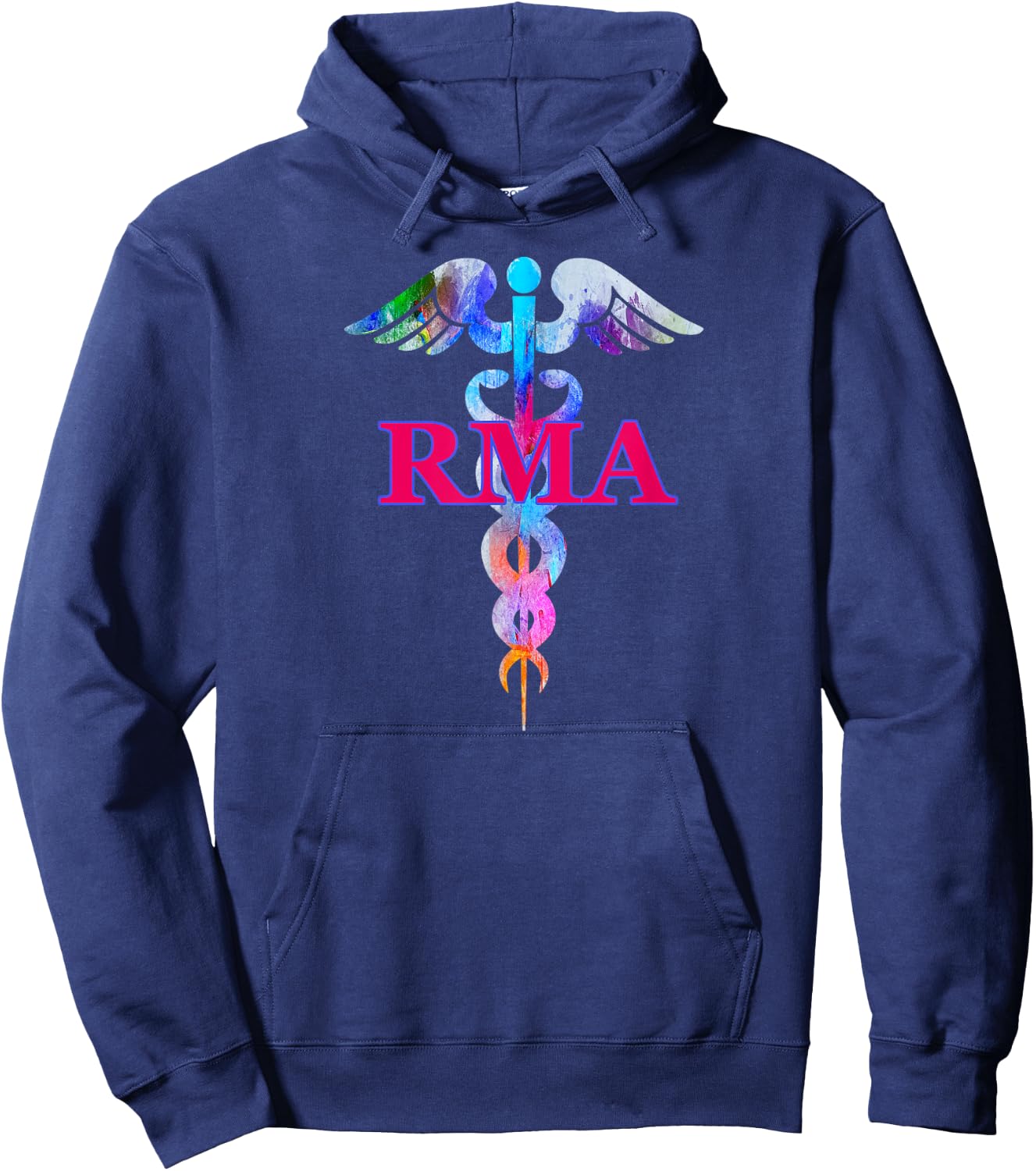 RMA Registered Medical Assistant Caduceus Gifts Hoodie - Hoodie | Navy