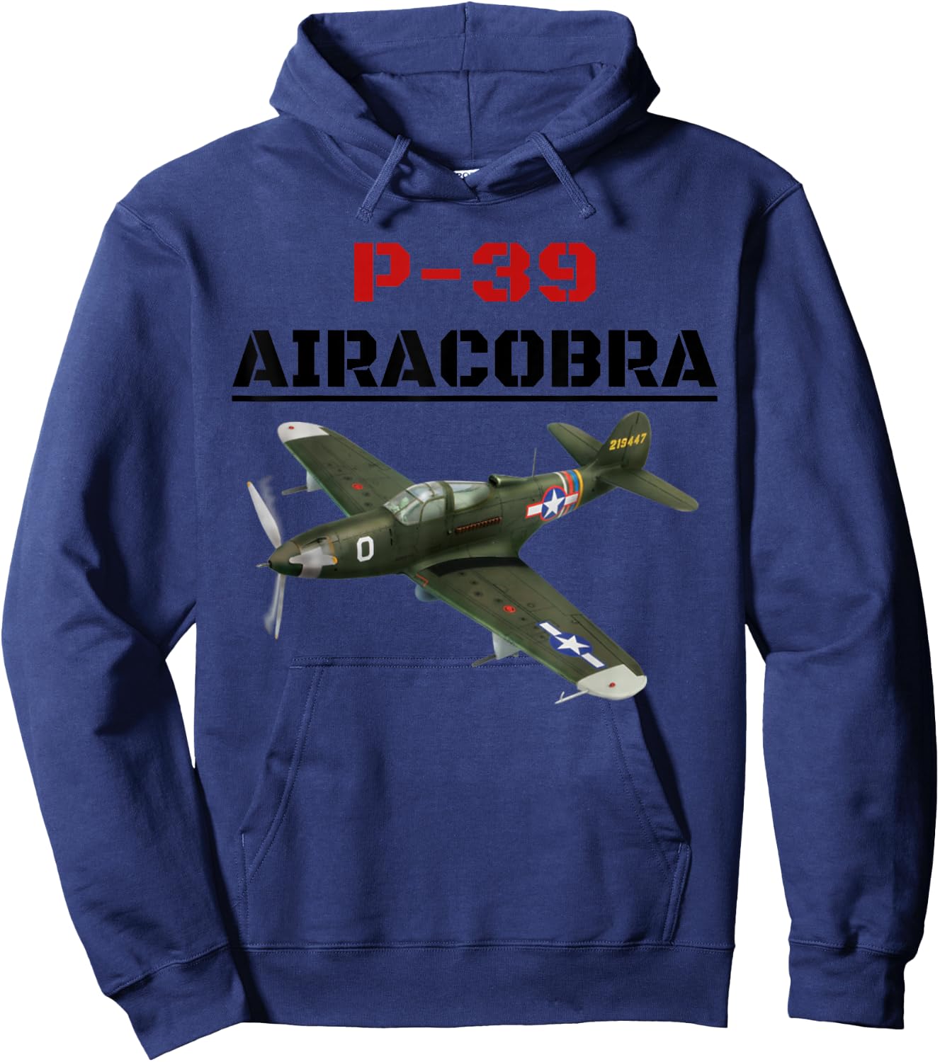 A great P-39 Airacobra Aviation . Hoodie - Hoodie | Navy