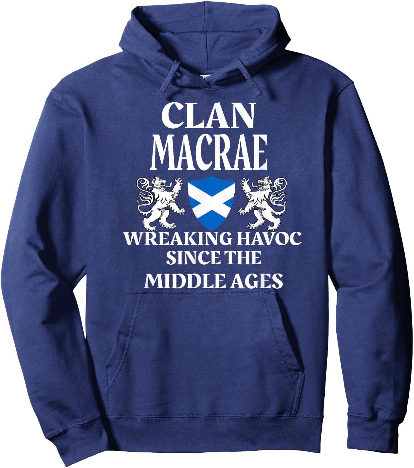 MacRae Scottish Family Clan Scotland Name Hoodie - Hoodie | Navy