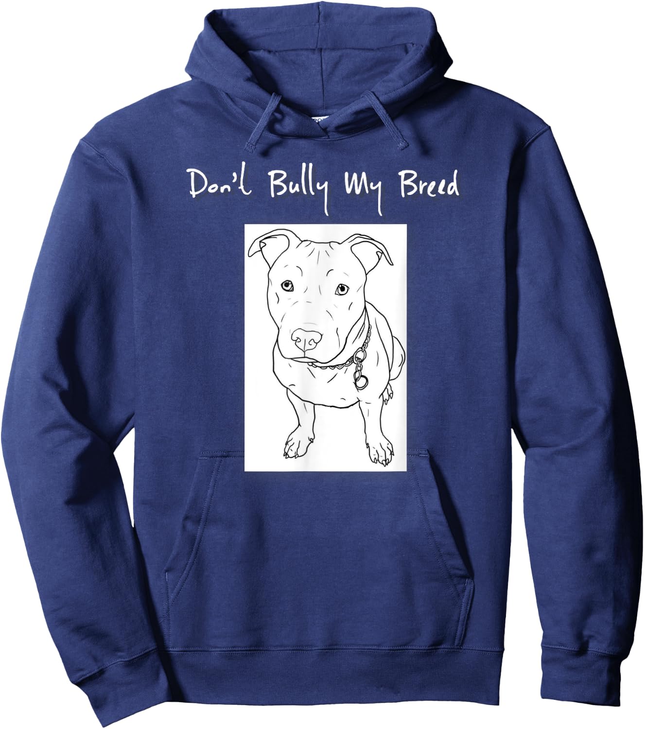 Keels Dont Bully My Breed dog lover Women Hoodie - Hoodie | Navy