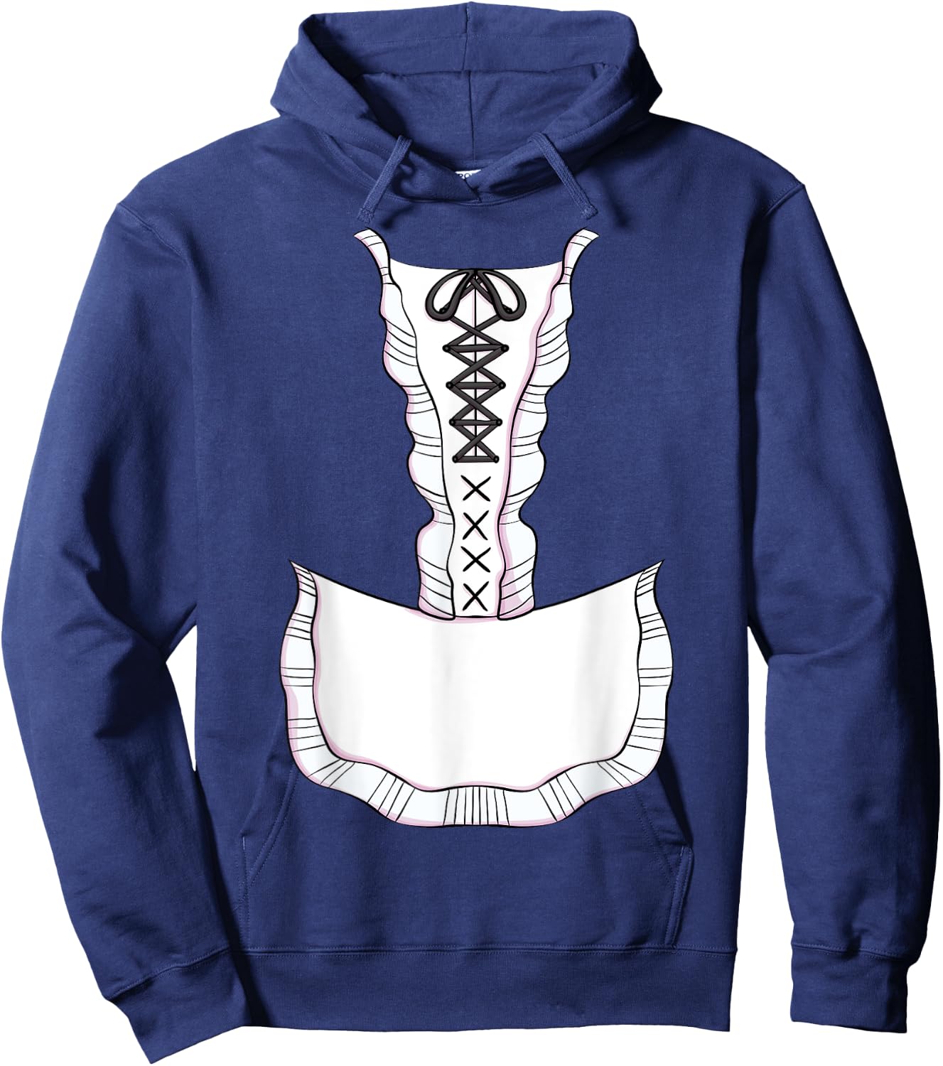 French Maid Costume for Halloween Maid Cosplay Hoodie - Hoodie | Navy