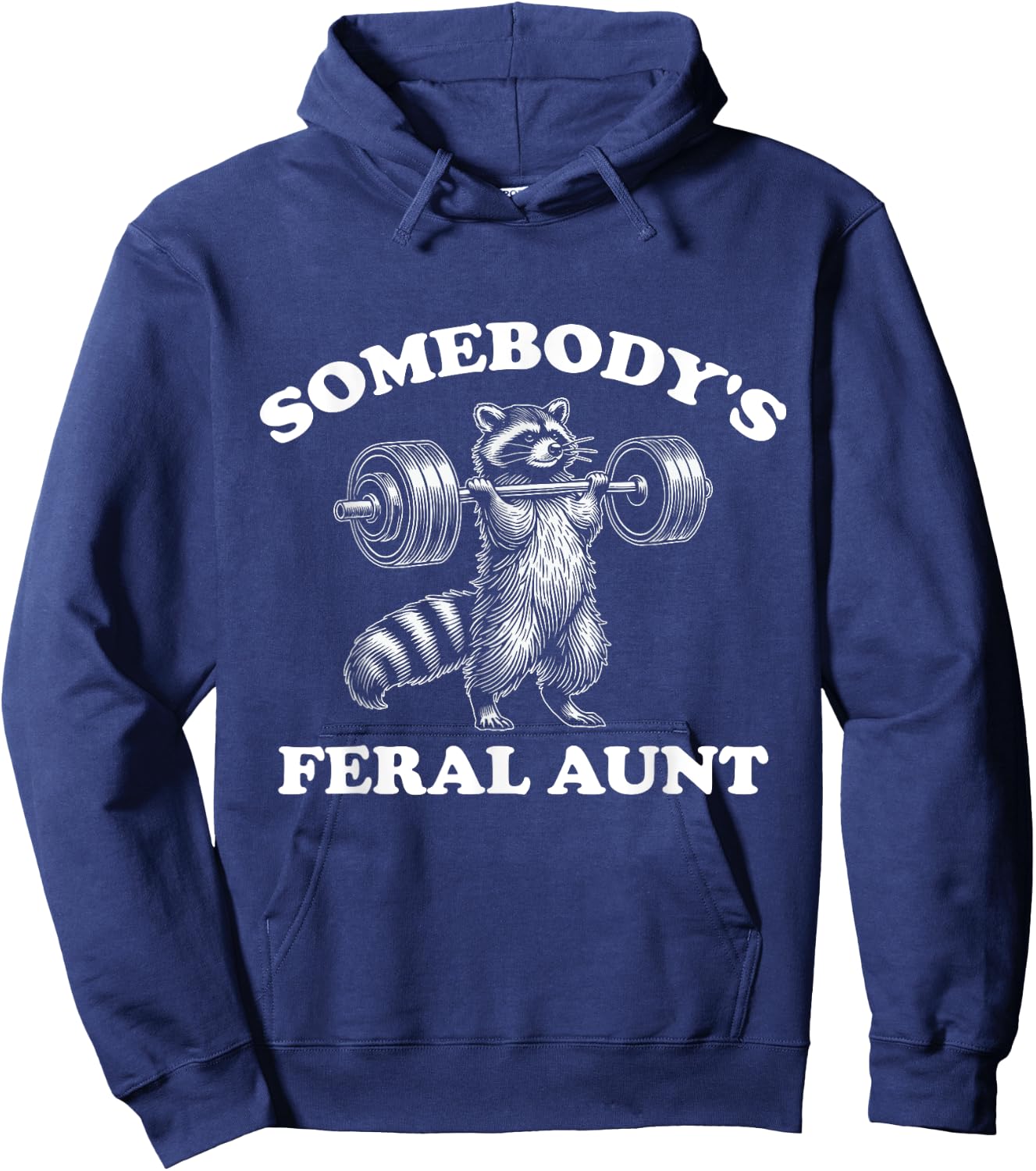 Somebody's Feral Aunt Hoodie - Hoodie | Navy
