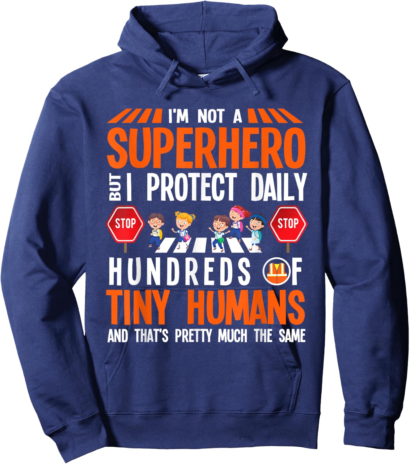 School Crossing Guard Hoodie - Hoodie | Navy