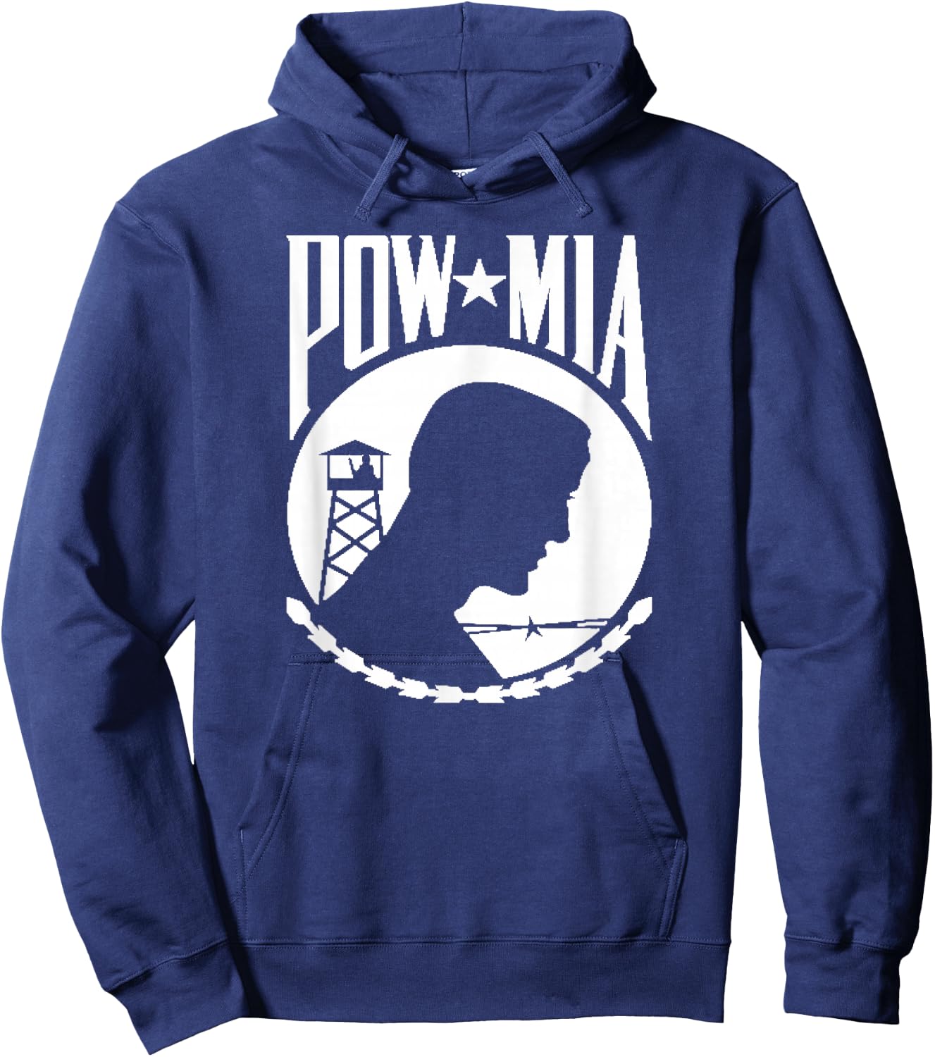 POW MIA Vietnam Vet Hoodie - Hoodie | Navy