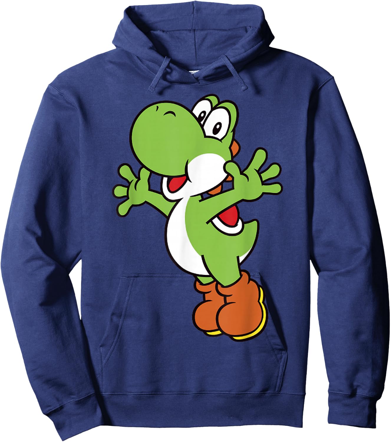 Super Mario Yoshi Classic Jump Portrait Hoodie - Hoodie | Navy