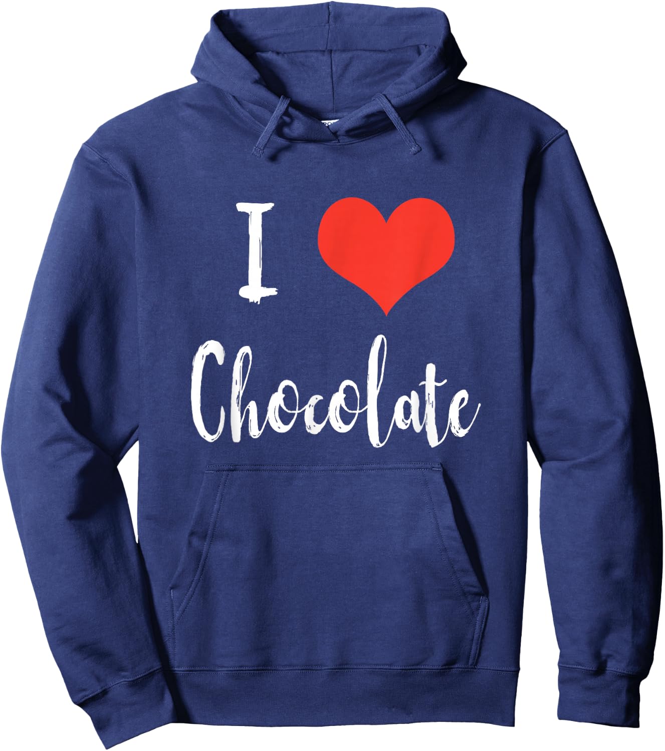I Love Chocolate Hoodie - Hoodie | Navy