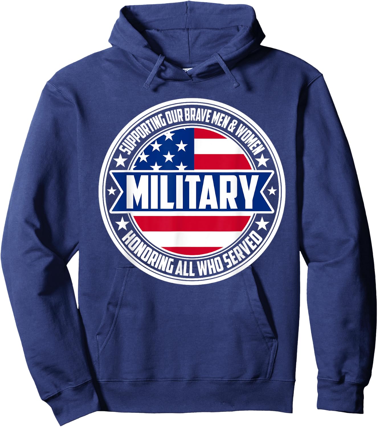 National Military Appreciation Month Hoodie - Hoodie | Navy