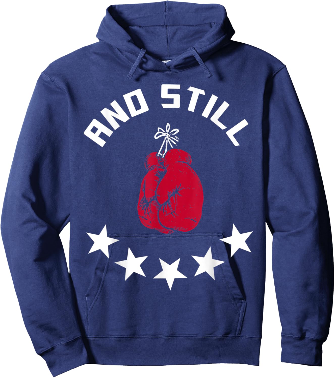 Boxing And Still Champ T shirt Hoodie - Hoodie | Navy