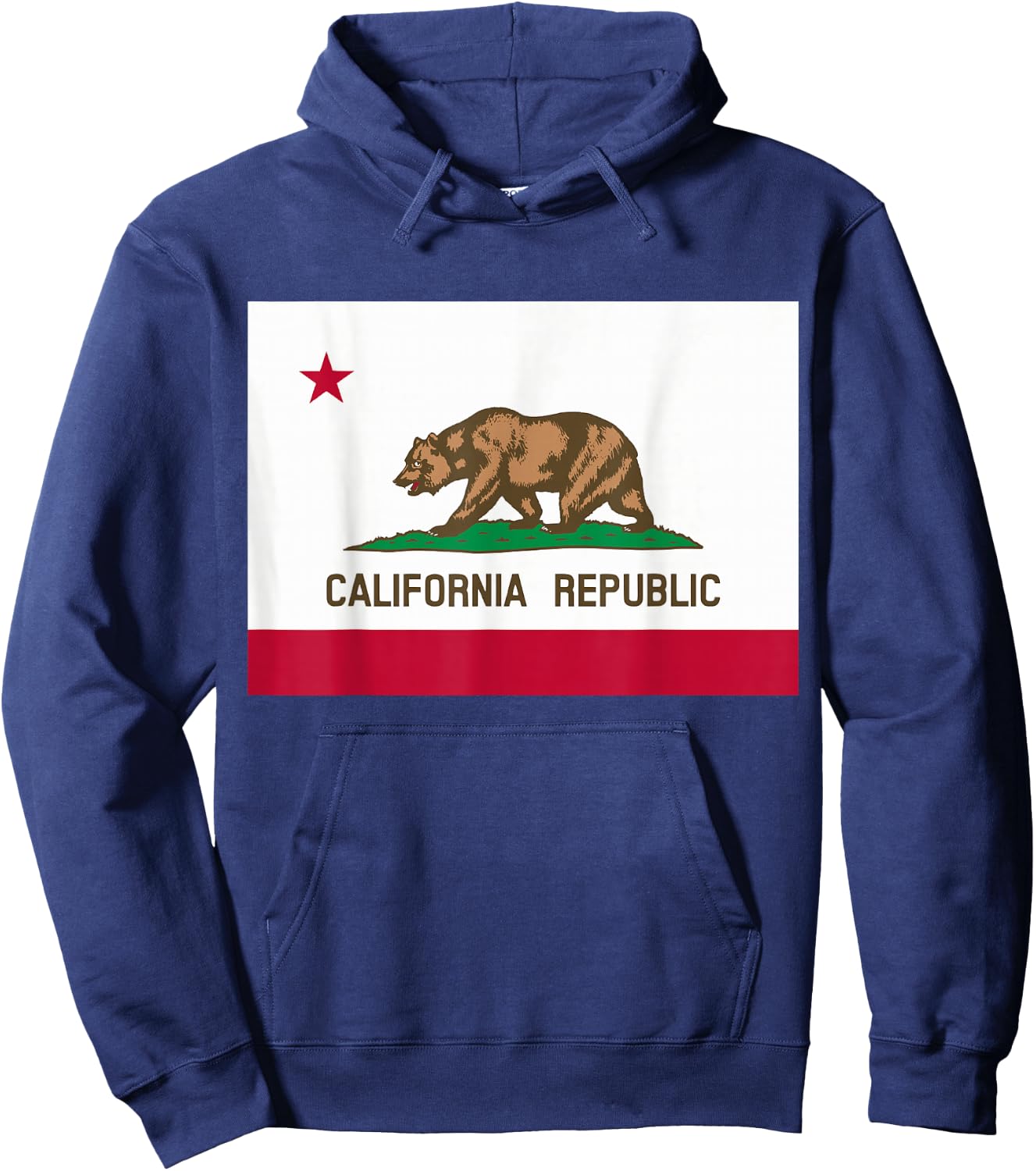California State Flag T Shirt Hoodie - Hoodie | Navy