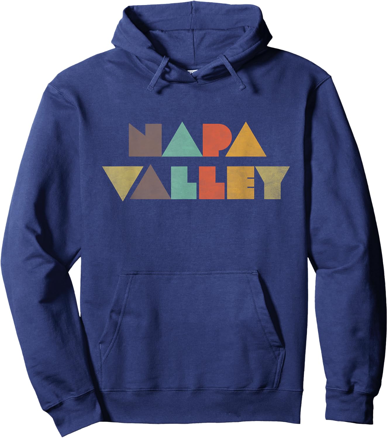 Napa Valley Vintage Distressed Hoodie - Hoodie | Navy