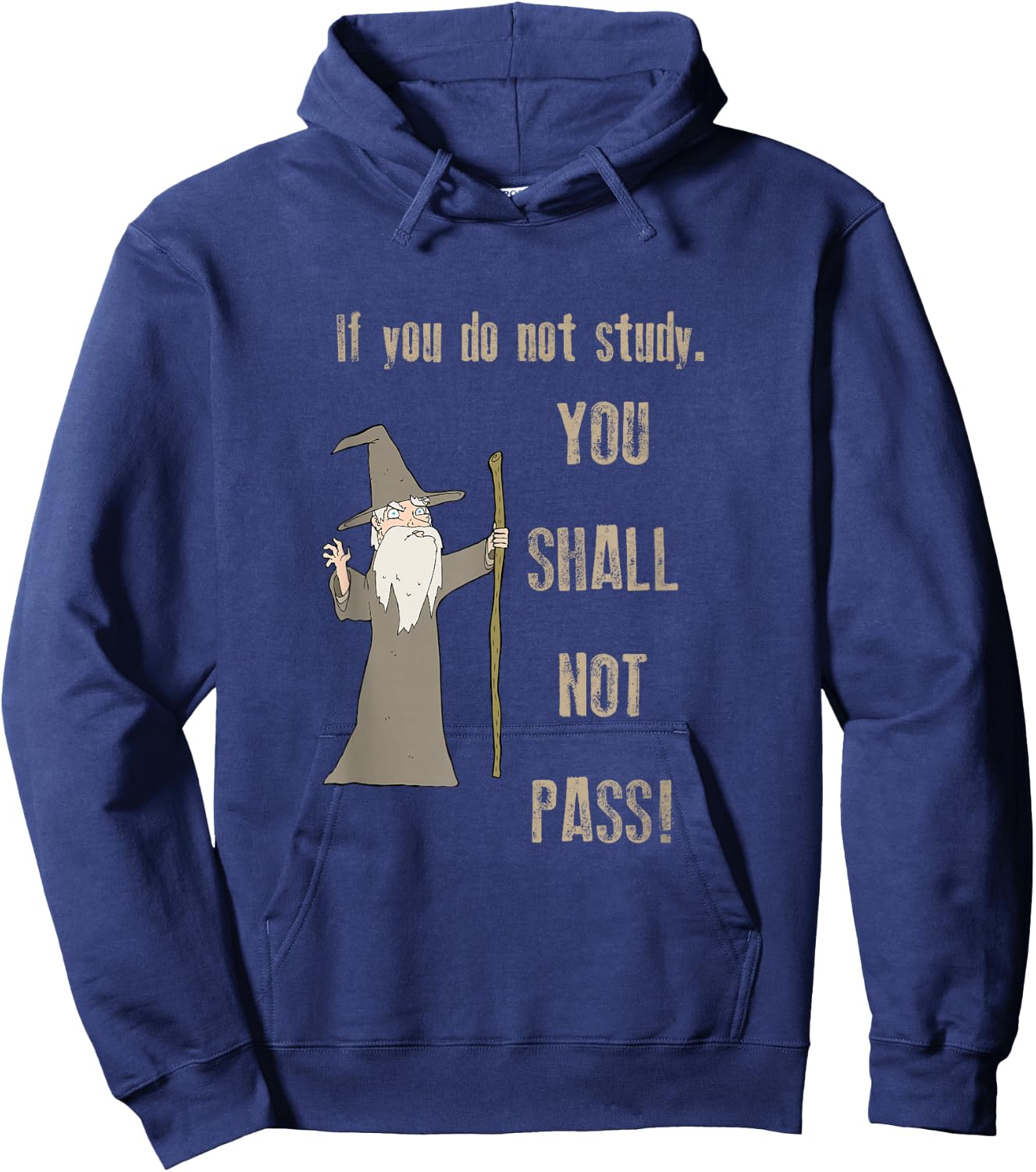 If you do not study. You Shall Not Pass! Hoodie - Hoodie | Navy