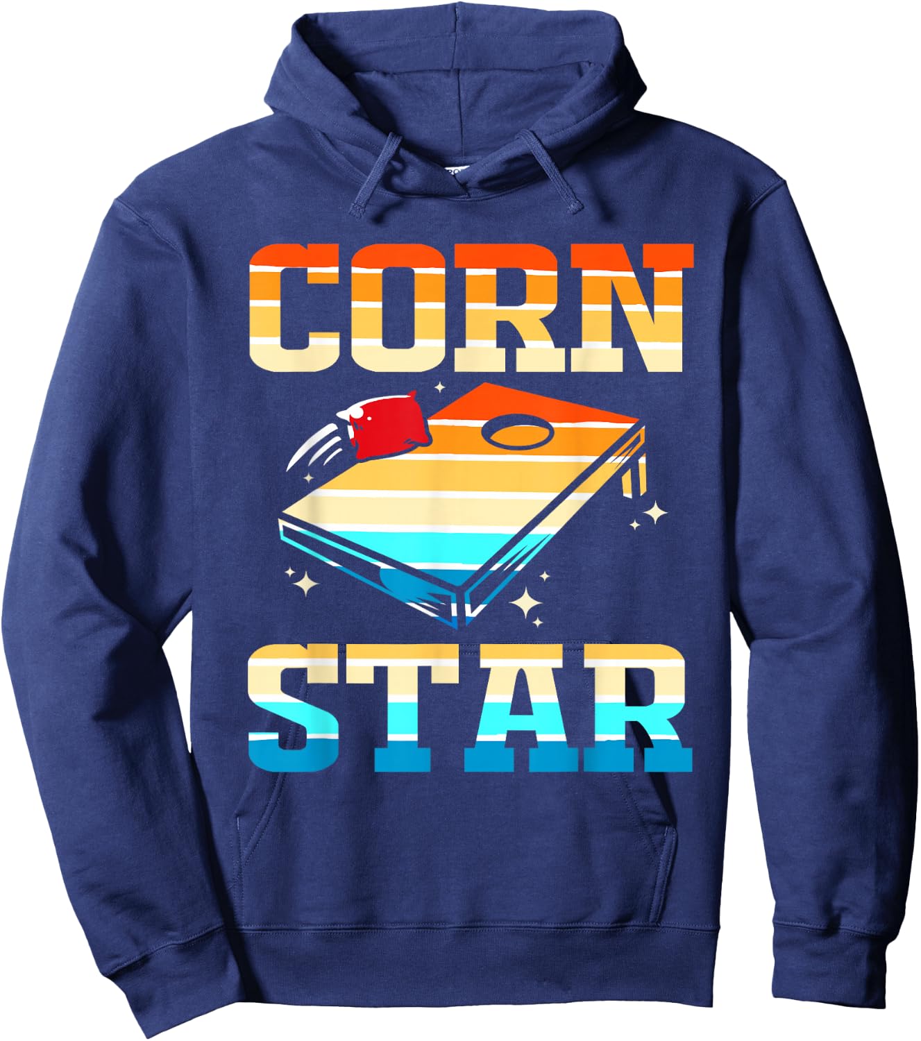 Corn Star Cornhole Hoodie - Hoodie | Navy