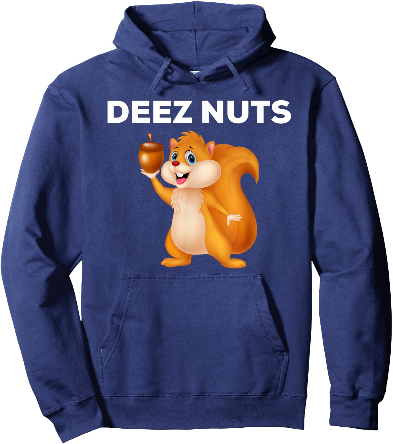 Deez Nuts T Shirt Hoodie - Hoodie | Navy