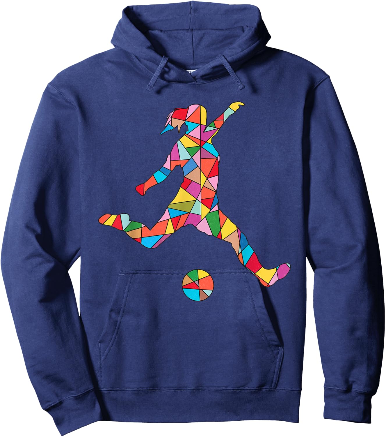 Soccer Player Sports Girls Women Kids Soccer Hoodie - Hoodie | Navy