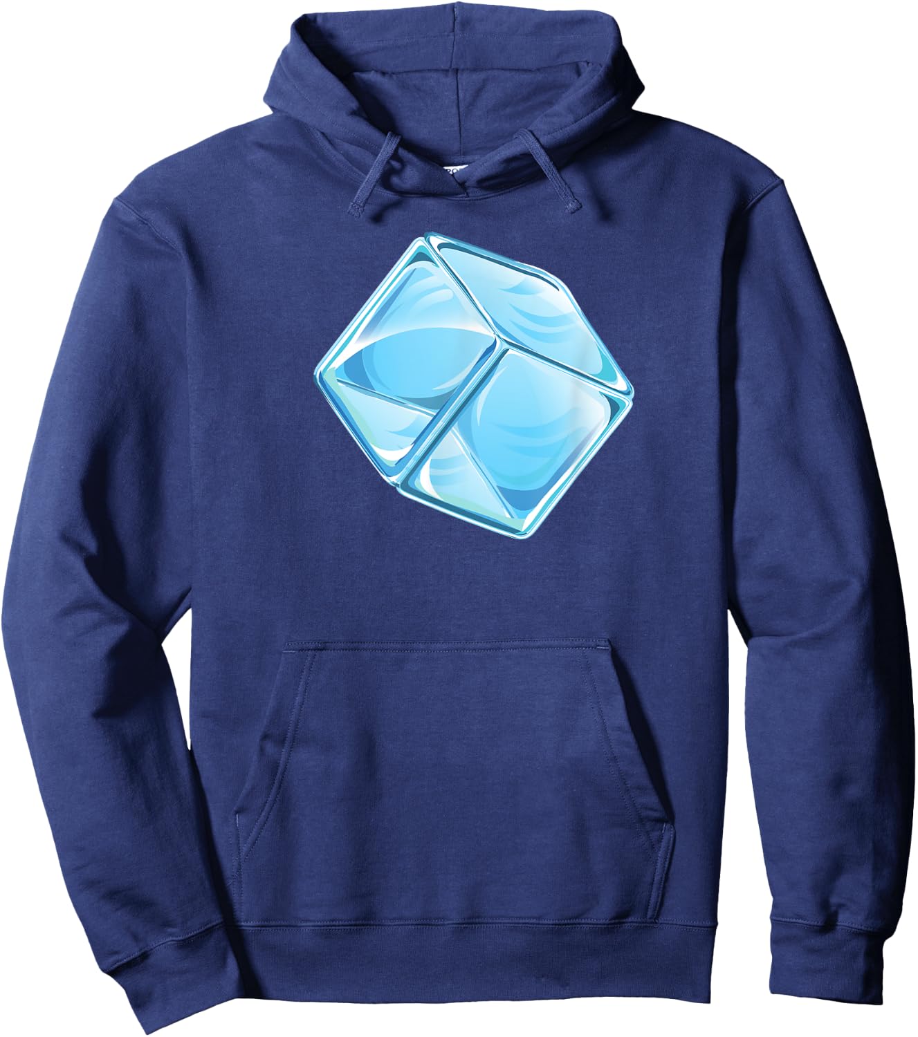 Cute Ice Cube Gift Ice Cubes Lovers Hoodie - Hoodie | Navy