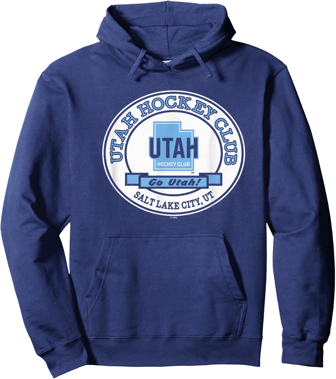 Utah Hockey Club Go Black Officially Licensed Hoodie - Hoodie | Navy