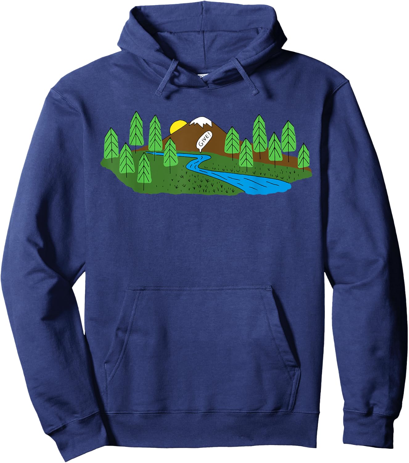Funny Mormon Give Said the Little Stream LDS Hoodie - Hoodie | Navy