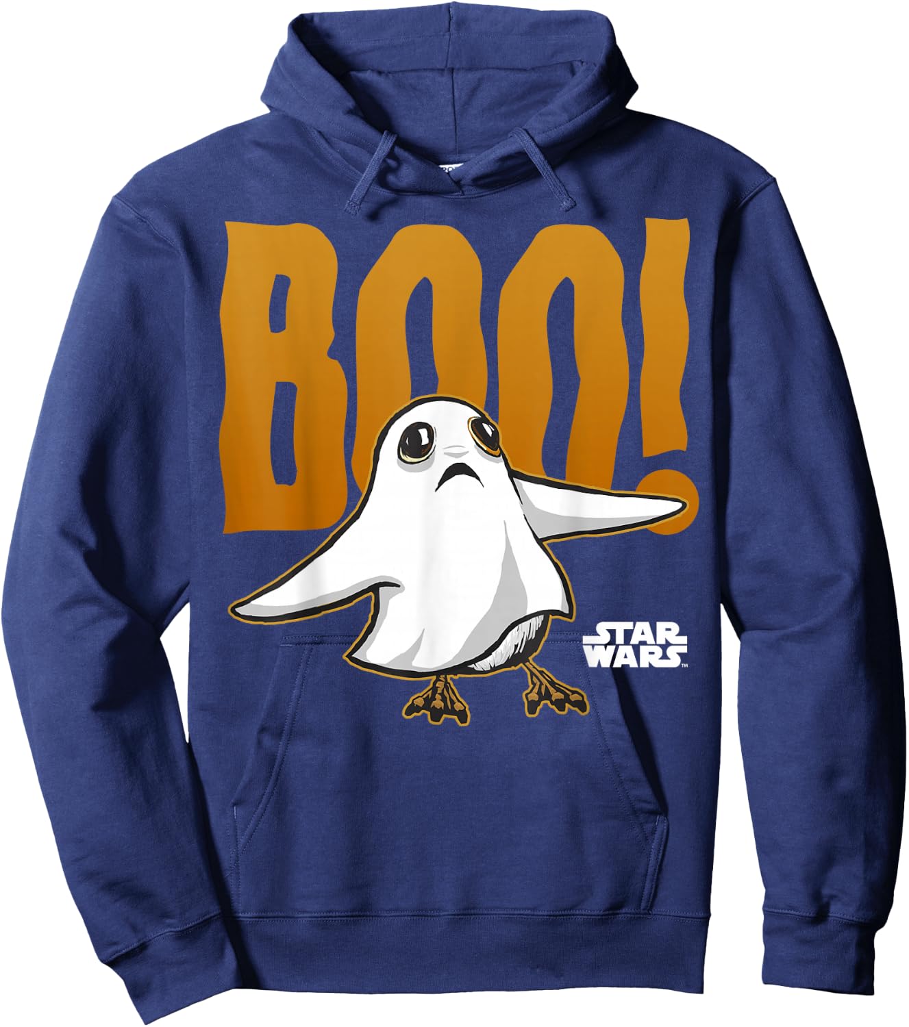 Star Wars Ghost Porg Boo Graphic Hoodie - Hoodie | Navy