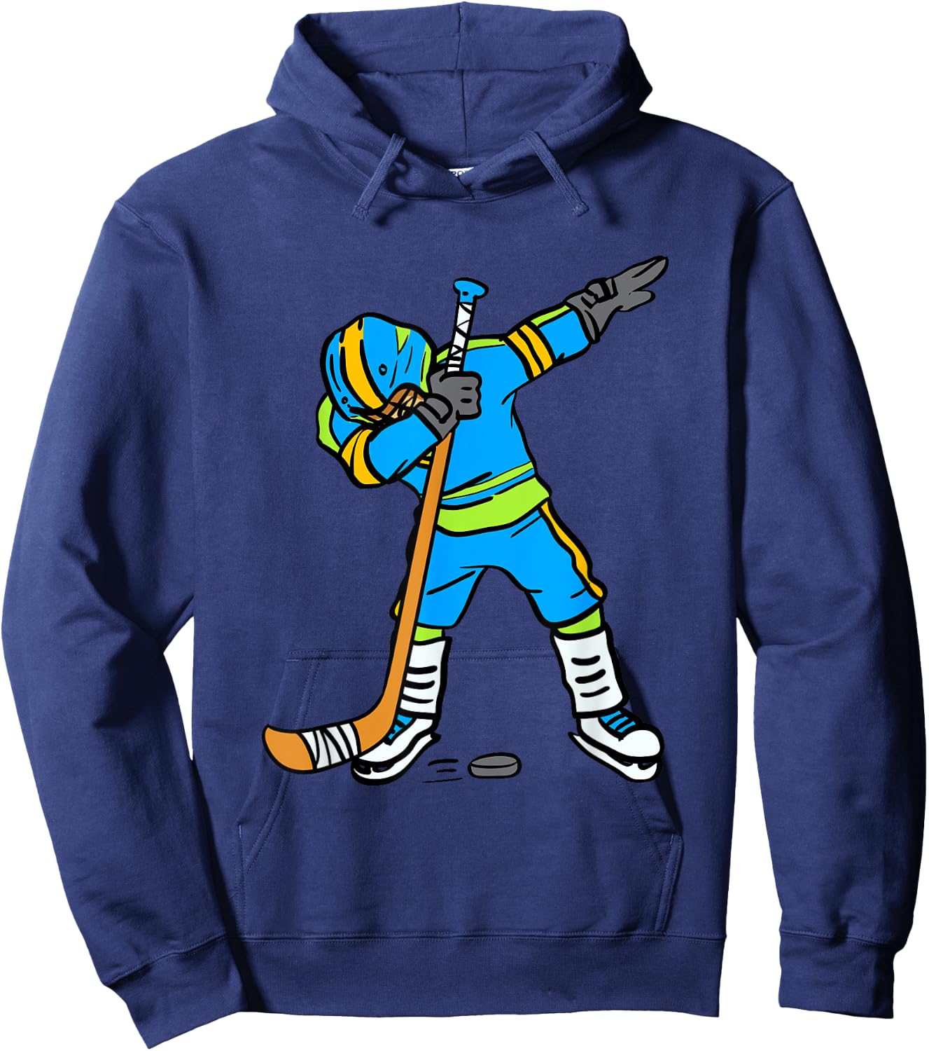 Dabbing Ice Hockey Sports Funny Gift Dab Squad Hoodie - Hoodie | Navy