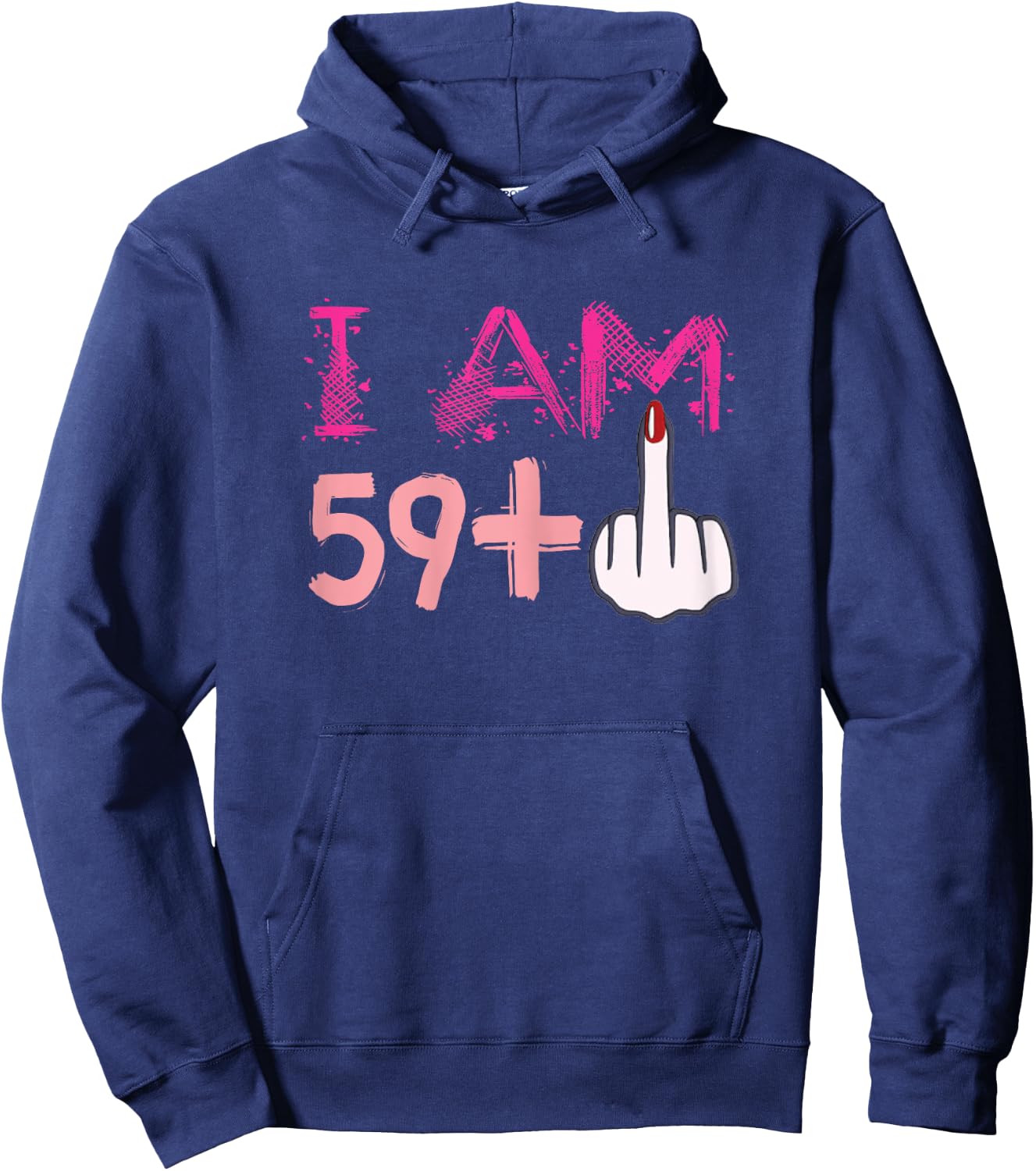 60th birthday Gift ideas Funny T shirt Hoodie - Hoodie | Navy