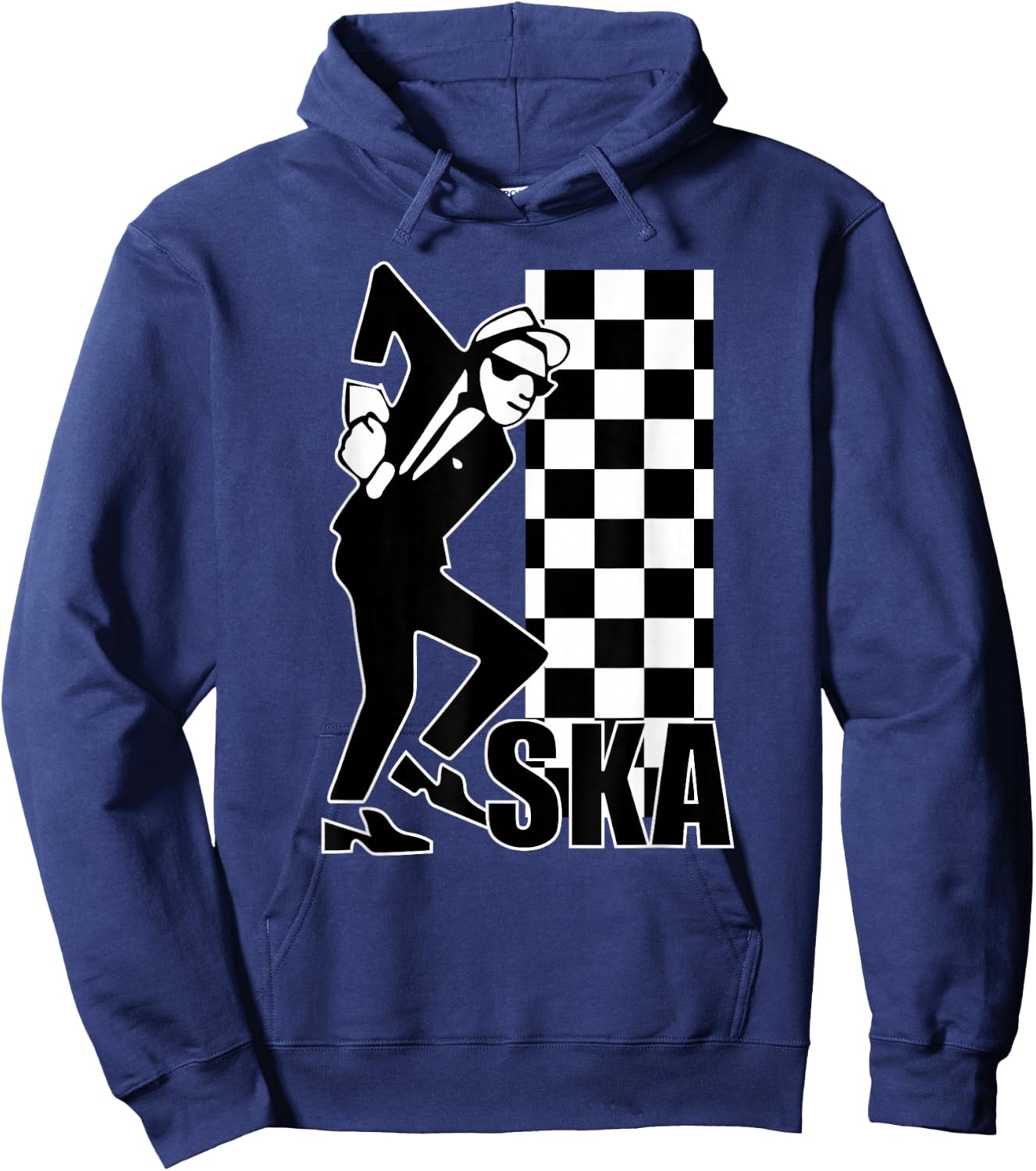 Ska Music T-Ska Music is Life Ska Reggae Hoodie - Hoodie | Navy