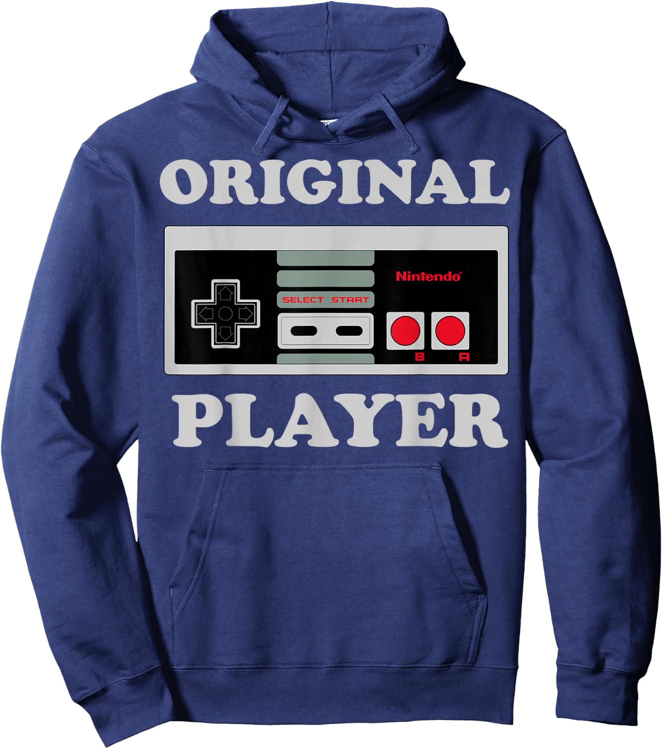 Nintendo NES Controller Original Player Graphic Hoodie - Hoodie | Navy