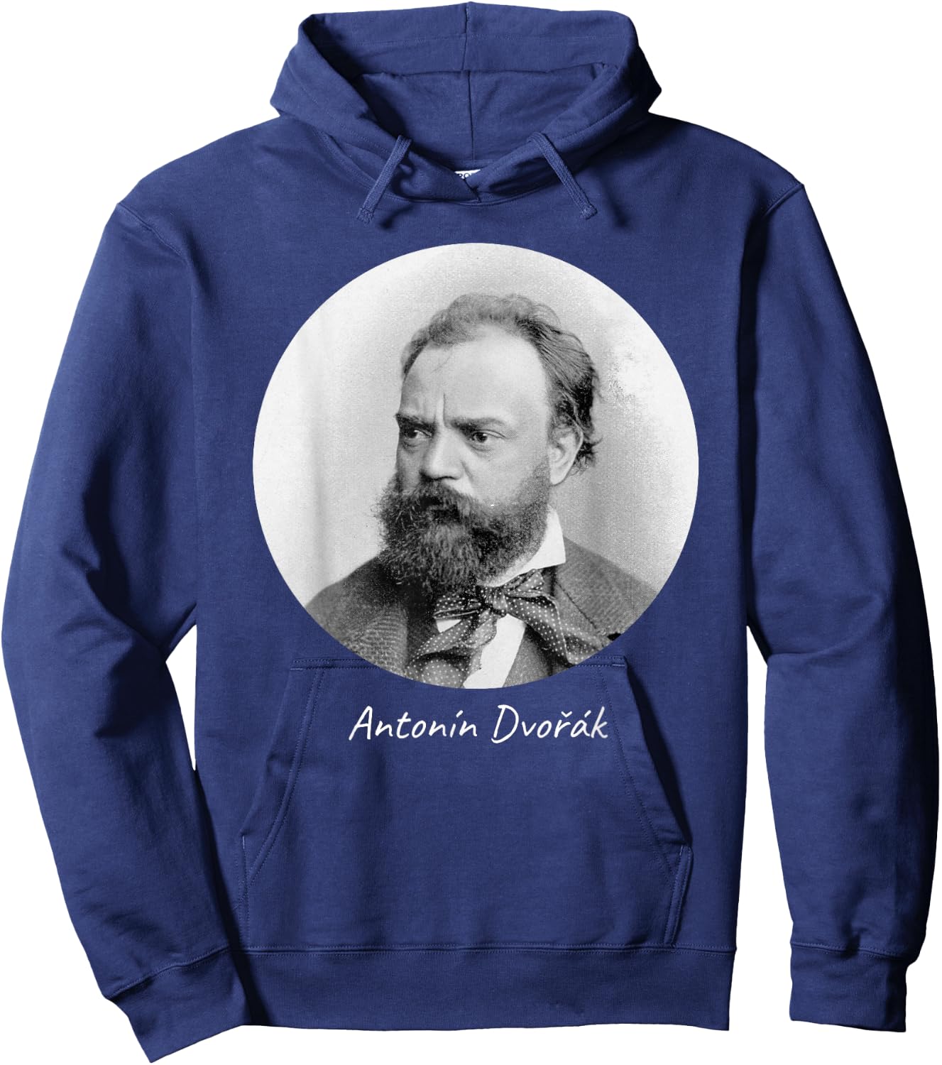 Antonin Dvorak Composer Portrait Hoodie - Hoodie | Navy