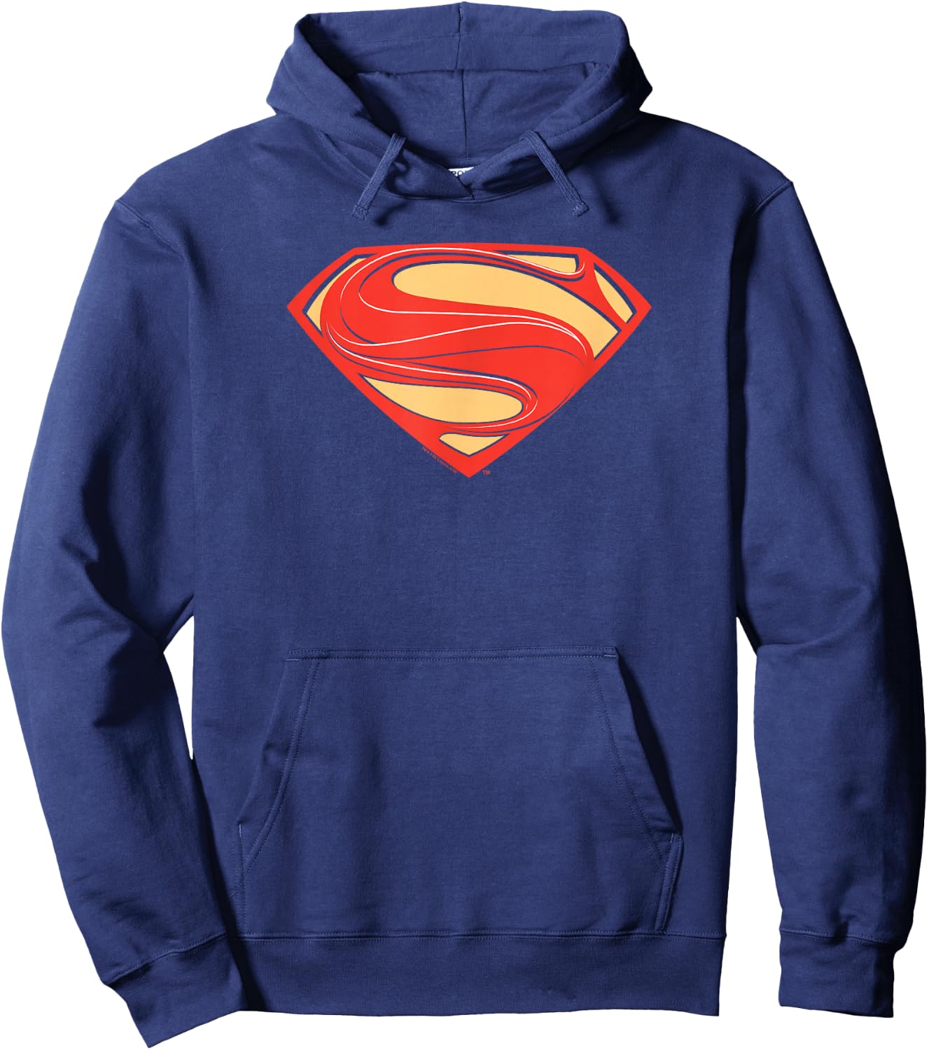 Superman Man of Steel New Solid Shield Hoodie - Hoodie | Navy